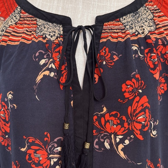 Anthropologie Meadow Rue Floral Boho Blouse - Picture 4 of 10